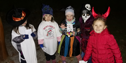 Halloweenská stezka pro odvážlivce