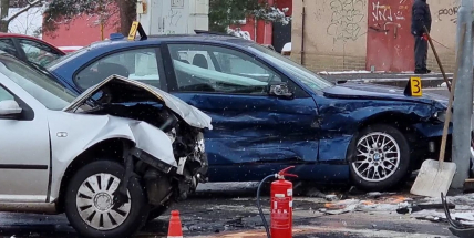 Semafory v Žežické stále nefungují. Křižovatka si připisuje další nehodu