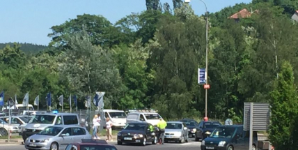 Nehoda u Obory komplikuje odpolední provoz