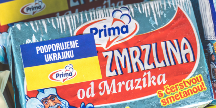 Ruská zmrzlina značky Prima se kvůli invazi přejmenuje na Ukrajinskou zmrzlinu