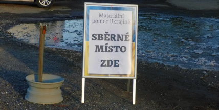 Materiální sbírka pro Ukrajinu v Příbrami pokračuje