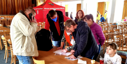 Asistenční centra mimo Prahu odbavila doposud 17.605 uprchlíků, za pátek 292