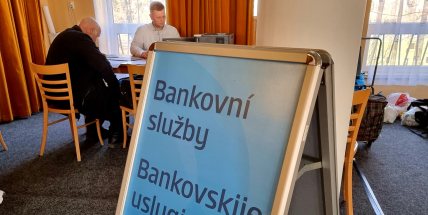 Ukrajinští uprchlíci si v Česku založili 70.000 bankovních účtů