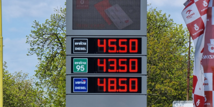 Paliva ve Středočeském kraji od minulého týdne zdražila