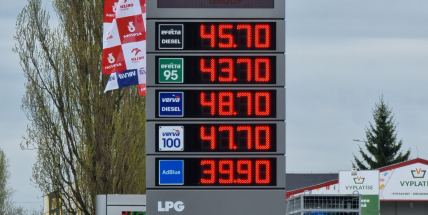 Paliva ve Středočeském kraji od minulého týdne opět zdražila