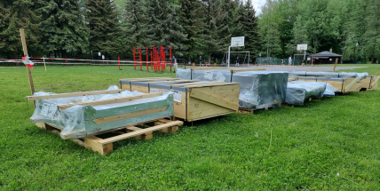 Na Nováku začala stavba parkourového hřiště, první návštěvníky přivítá na Den dětí
