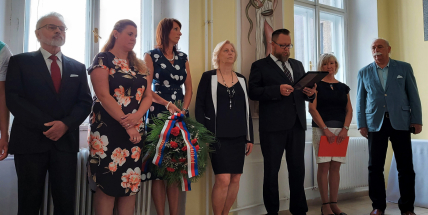 Pietní akt připomněl 80 let od popravy ředitele příbramského gymnázia Lukeše