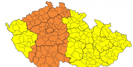 Silné bouřky se na Příbramsku budou vyskytovat do čtvrtka