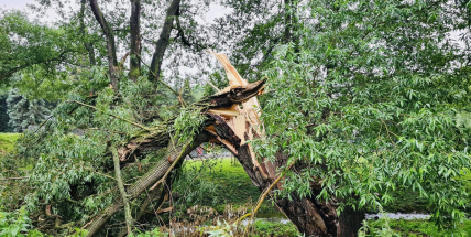 Extrémně silné bouřky se nevyhnuly Středočeskému kraji