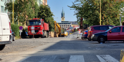 Rekonstrukce Milínské se blíží ke konci, ŘSD obnoví povrch až k Drupolu