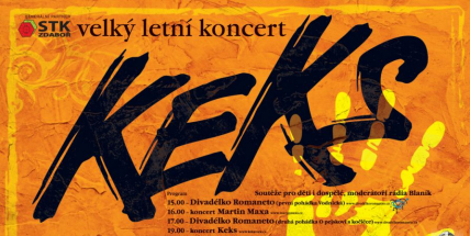 V letním kině vystoupí Keks a Martin Maxa