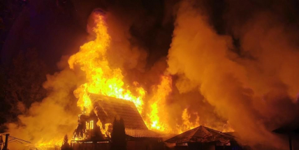 V Jablonci nad Nisou shořel areál Slunečních lázní