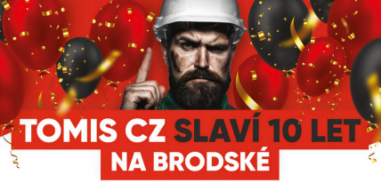 TOMIS CZ vás zve na oslavu 10. výročí na Brodské