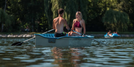 Víkend slibuje letní teploty a přeháňky jen ojediněle