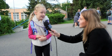 Prvňáčci poprvé zamířili do školních lavic