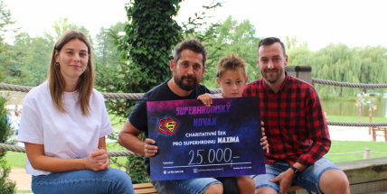 Pro superhrdinu Maxima bylo vybráno 25 tisíc korun