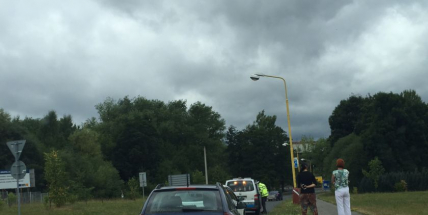 Střet dvou vozů u Drupolu, naštěstí bez zranění