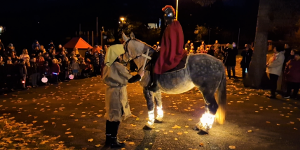 Děti z příbramské mateřinky putovaly za svatým Martinem