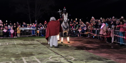 Svatého Martina na bílém koni uvítaly v Příbrami stovky lidí