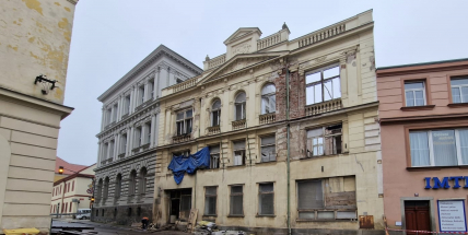 Dům v Hailově ulici se bude muset zpevnit vnitřní ocelovou konstrukcí