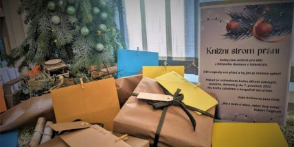 Strom přání přinese knižní dárky dětem z domova v Solenicích