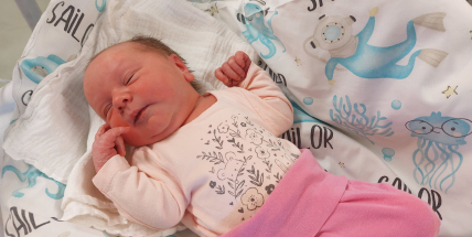 Představujeme vám Medu, první příbramské miminko