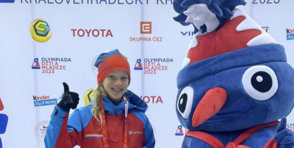 Viktorie Křivová předvedla na mládežnické olympiádě výbornou jízdu, přesto to na medaili těsně nestačilo