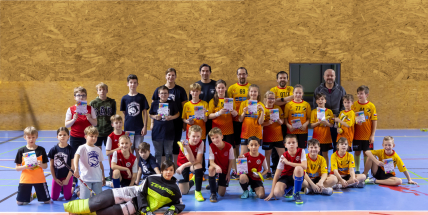 TJ Spartak Příbram uspořádal za účasti mladých házenkářů, florbalistů a fotbalistů multisportovní turnaj