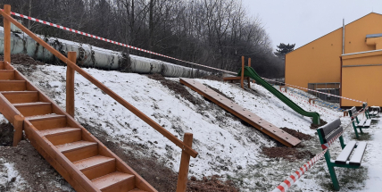 Žáci z příbramské základní školy Pod Šachtami brzy vyzkouší nové hřiště