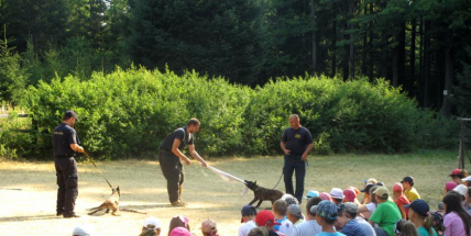 Letní dětský tábor byl letos ve znamení Asterixe a Obelixe, hasičů i vězeňských psovodů