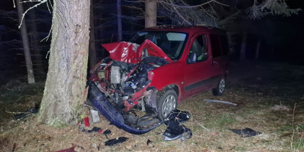 Video: U Lázu narazilo auto do stromu, řidička nehodu nepřežila