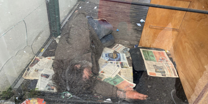 Toto není Bronx, ale Příbram. Bezdomovci hledají útočiště v opuštěných objektech