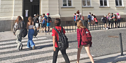 Projekt Pěšky do školy v Dobříši pokračuje