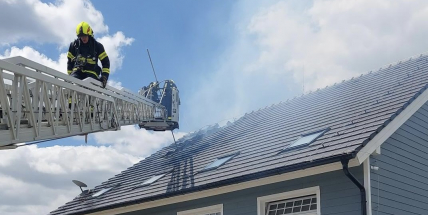 Požár rodinného domu způsobil třímilionovou škodu