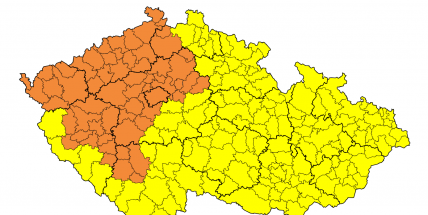 V části Čech stouplo riziko vzniku požárů