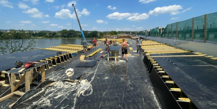 Oprava dálničních mostů na D4 u Staré Huti má být hotová během října