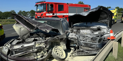 Dopravu na Příbramsku omezily dvě nehody, čtyři zranění