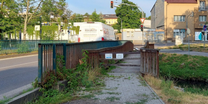 Na sklonku srpna budou zahájeny práce na výstavbě lávky ve Špitálské a mostu v ulici Pod Kovárnami