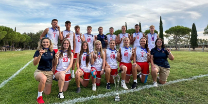 Český národní tým U15 ve flag fotbale vybojoval stříbro na Mistrovství Evropy 2023 v Itálii