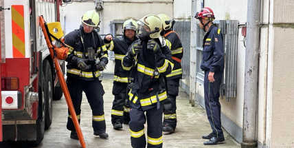 Video: Vodní elektrárna Orlík prověřila hasiče, cvičili zásah u požáru turbíny