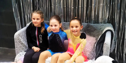 Na Velké ceně Teplic zabodovaly nejmladší příbramské krasobruslařky