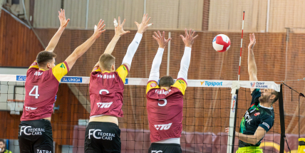 Smolná koncovka čtvrtého setu připravila Kocoury o body na palubovce Liberce