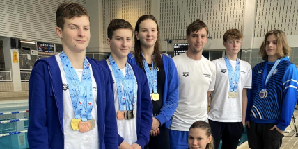 Plavci získali 6 cenných kovů na zimním mistrovství ČR žactva