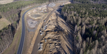 Dostavba dálnice D4 mezi Příbramí a Pískem letos vstupuje do závěrečné sezony