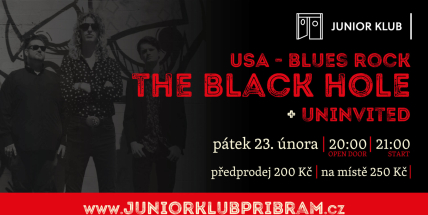 The Black Hole (USA) míří do Příbrami - právě dnes večer