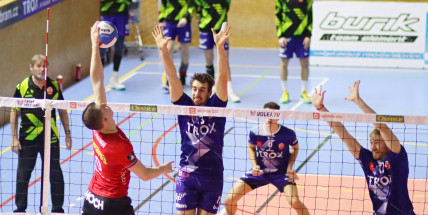 Příbramští volejbalisté odehráli poslední domácí utkání základní části proti Budějovicím