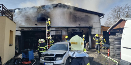 Pondělní požár v Žebráku na Berounsku se škodou tři miliony Kč vznikl nedbalostí