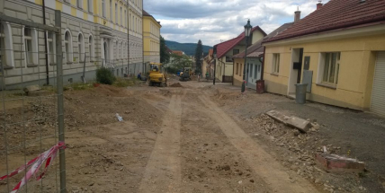 Hrabákova ulice a náměstí Dr. Josefa Theurera budou uzavřeny do konce listopadu