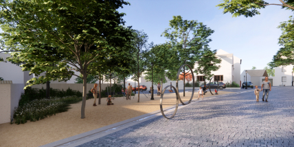 Více parkovacích míst i stromů. Architekti upravili návrh na revitalizaci březohorského náměstí