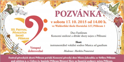 V sobotu se v Příbrami předvedou pěvecké sbory